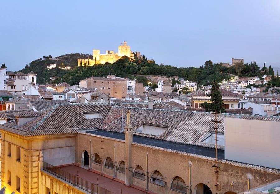 Eurostars Gran Via Hotel Granada Luaran gambar View of the city of Palma de Mallorca